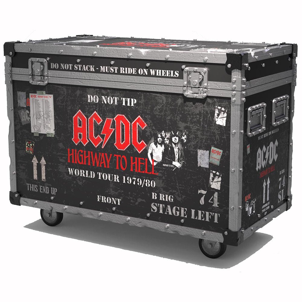 AC/DC エーシーディーシー (Back in Black 45周年 ) - Highway to Hell Road Case + Stage Backdrop / On Tour Series Collectible / 世界限定3000 / インテリア置物 - PGS